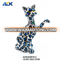 Factory supplier Indoor Accessories 3D Cute Resin Cat Statue