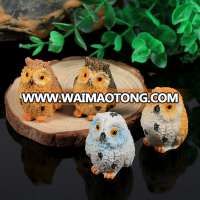 Miniatures Owl Ornaments Resin home decor