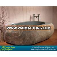 solid stone bathtub