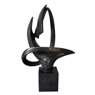 Pastoral style stone modern abstract garden statue