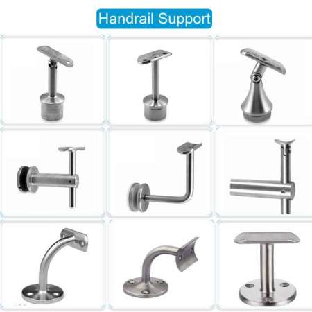 Wall Mount Handrail Bracket for Stainless Steel Handrail and Balustrade